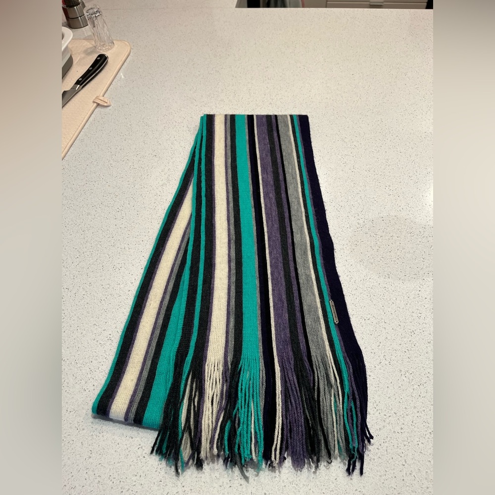 Smartwool Striped 100% Wool Scarf